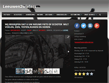Tablet Screenshot of leeuwen2wielers.nl